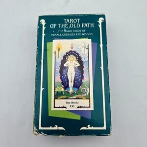 Tarot Of The Old Path Magic Female Energies 78 Card Deck w/Booklet 1990 Vintage